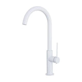 kitchen faucet white single lever Flumen Valaz