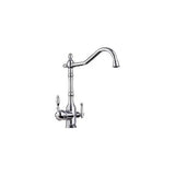 Kitchen faucet 3 way integrated reverse osmosis outlet chrome vintage design Orinoco by Valaz