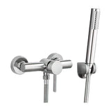 Shower faucet single handle chrome with brass body and PVC shower head Palancia by Valaz
