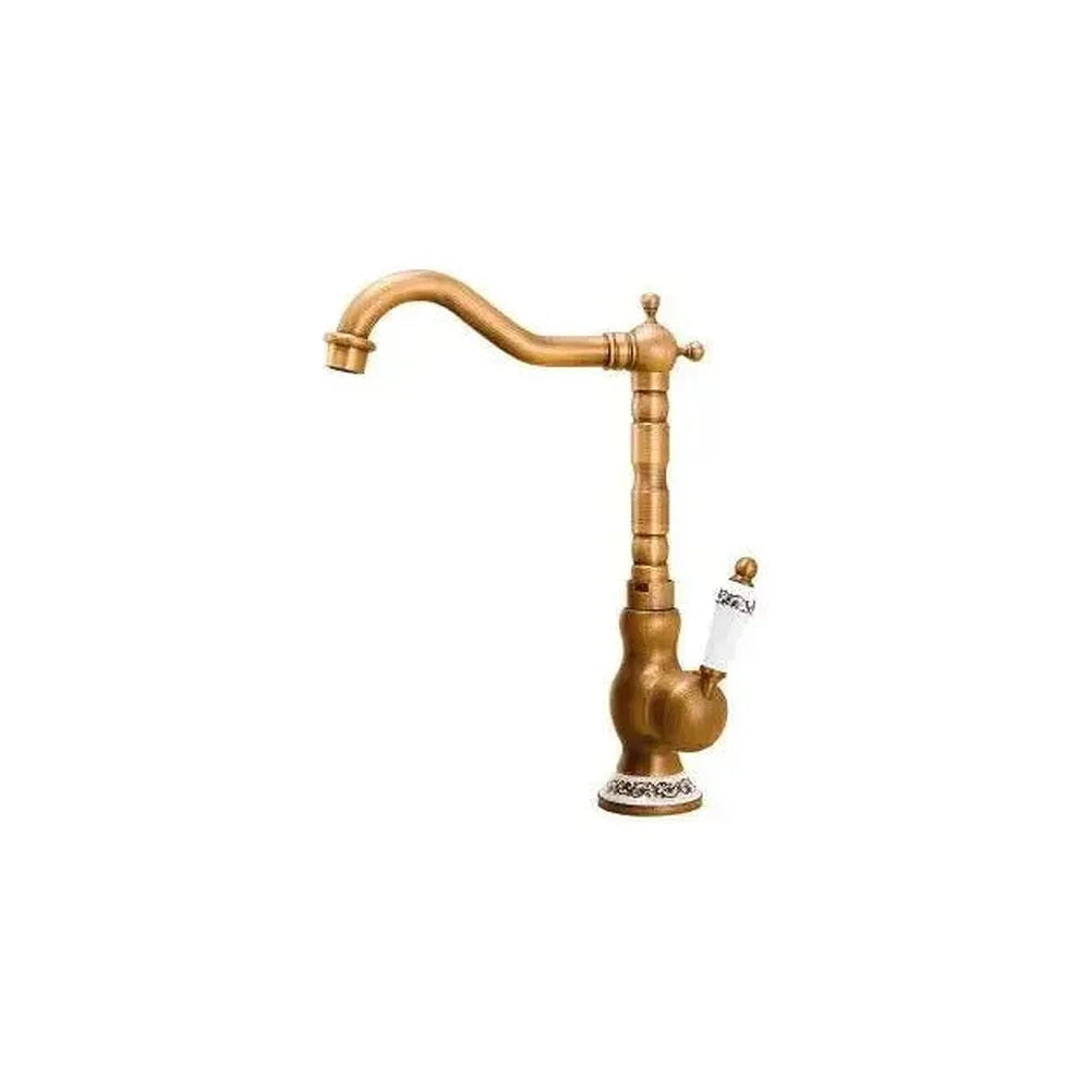 Grifo de lavabo alto monomando de diseño vintage Mijares de Valaz Valaz