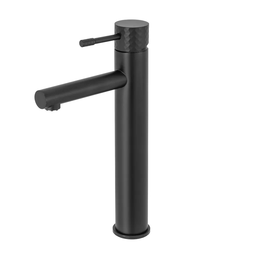 Grifo de lavabo alto monomando para pica con maneta luxury en negro mate Birim de Valaz Valaz