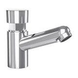 Rubinetto lavabo basso con pulsante temporizzato in cromato Navia di Valaz