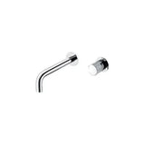 Rubinetto lavabo incasso a parete monocomando in ottone cromato Besaya di Valaz