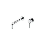 Rubinetto lavabo incasso a parete monocomando da 23,7 cm in cromato Deva di Valaz