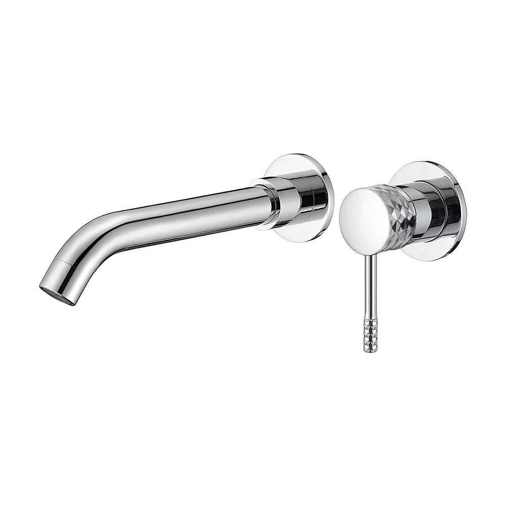 Grifo de lavabo empotrado monomando con maneta luxury en cromado Ofin de Valaz Valaz