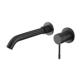 Rubinetto lavabo incasso monocomando con maniglia luxury in nero opaco Ofin di Valaz