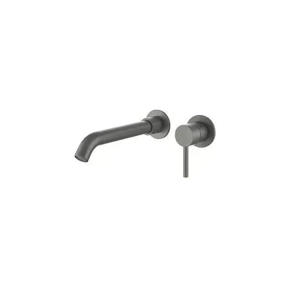 Grifo de lavabo empotrado monomando de 21 cm en latón gun metal Guadiana de Valaz Valaz