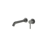 Rubinetto lavabo incasso monocomando da 21 cm in ottone gun metal Guadiana di Valaz