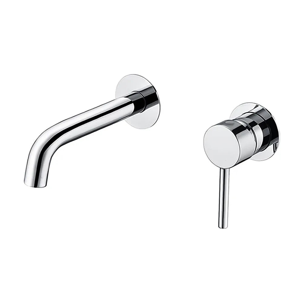 Grifo de lavabo empotrado monomando con caño de 15 cm en cromado Deva de Valaz Valaz