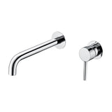 Rubinetto lavabo incasso monocomando con bocca di 26 cm in cromato Deva di Valaz