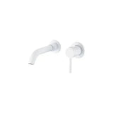 Rubinetto da lavabo incasso monocomando da 15 cm in ottone colore bianco Guadiana di Valaz