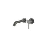 Rubinetto lavabo incasso monocomando da 15 cm in ottone gun metal Guadiana di Valaz