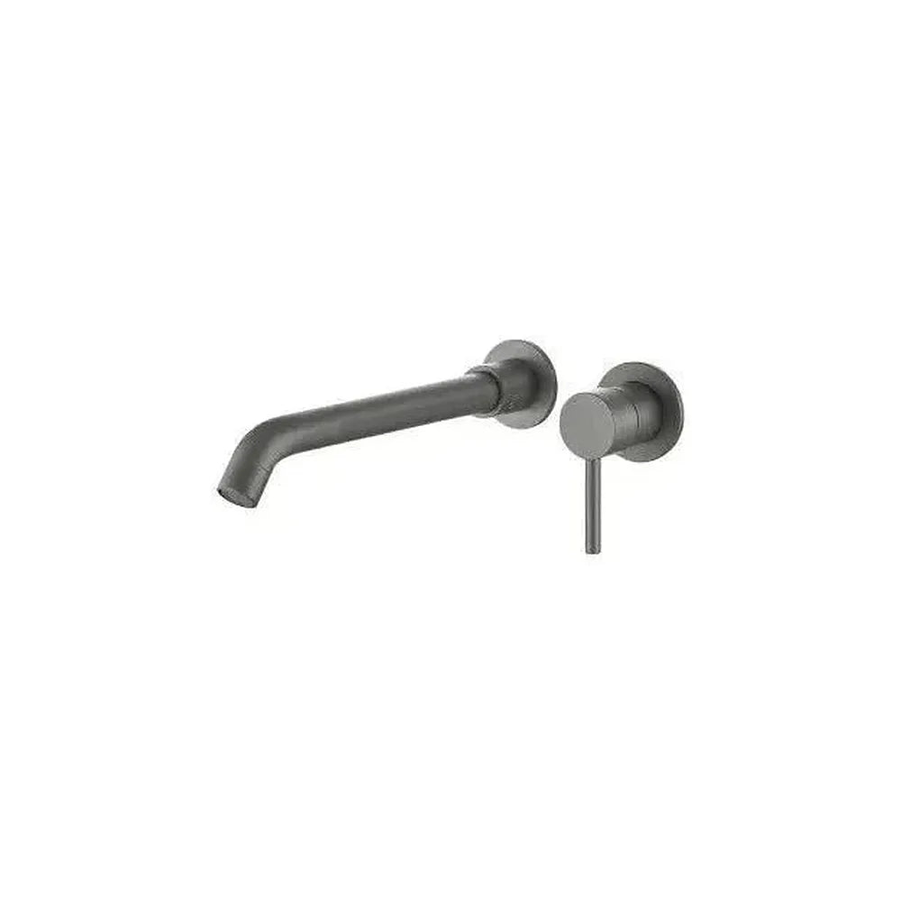 Grifo de lavabo empotrado monomando de 26 cm en latón gun metal Guadiana de Valaz Valaz