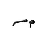 Rubinetto lavabo incasso monocomando da 26 cm in ottone nero opaco Guadiana di Valaz