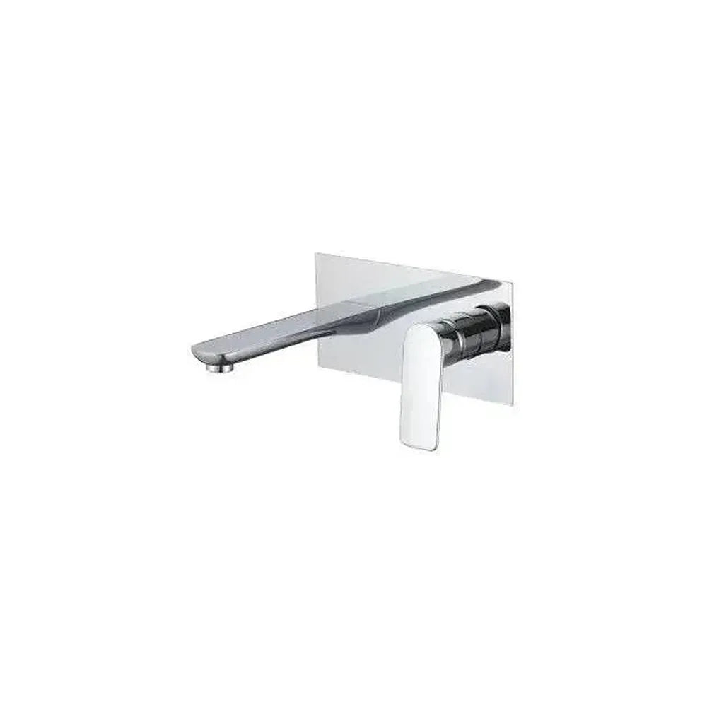 Grifo de lavabo empotrado monomando ovalado en latón cromado Sil de Valaz Valaz