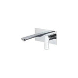 Rubinetto lavabo incasso monocomando ovale in ottone cromato Sil di Valaz