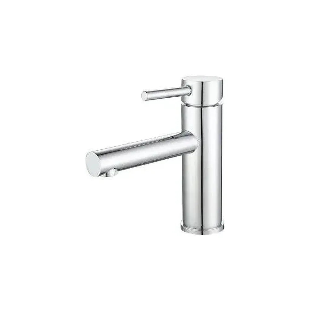 Grifo de lavabo monomando con caño recto en latón cromado Palancia de Valaz Valaz