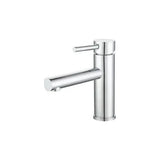 Rubinetto monocomando per lavabo con bocca dritta in ottone cromato Palancia di Valaz