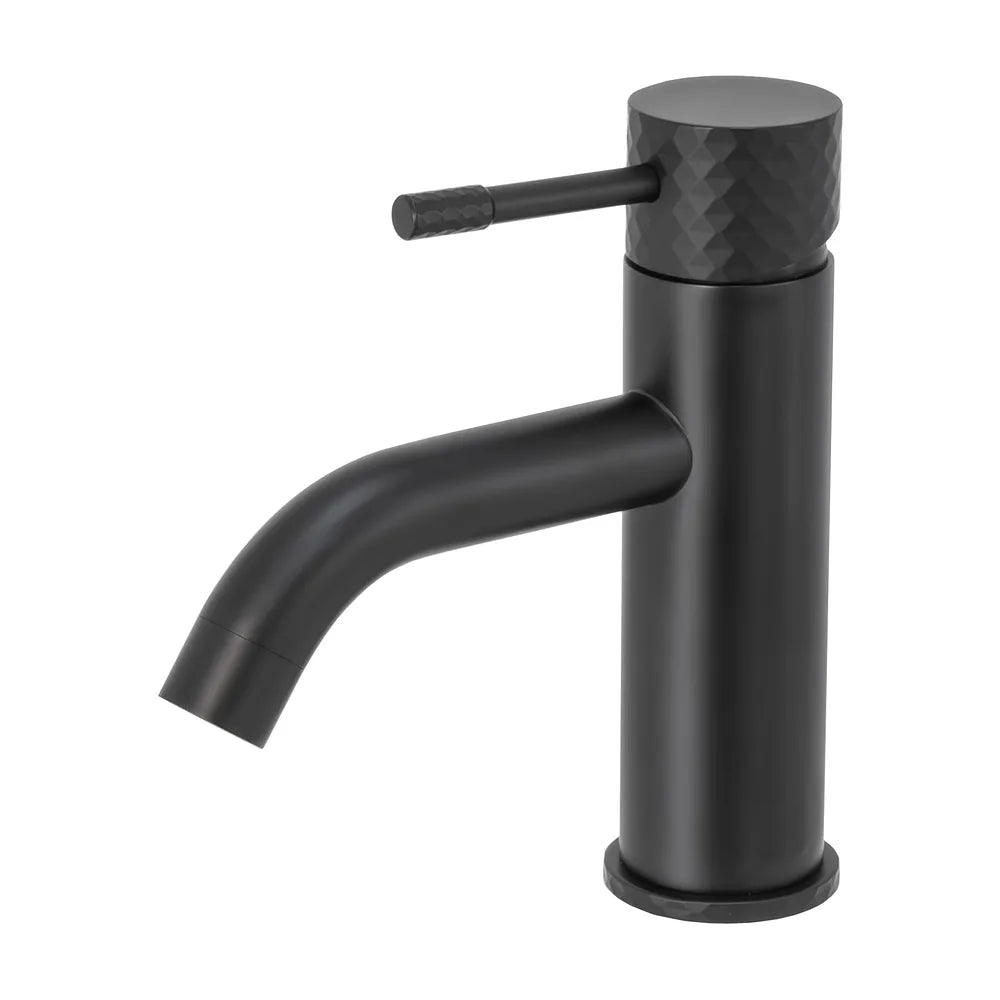 Grifo de lavabo monomando con maneta luxury en negro mate Oda de Valaz Valaz