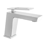 basin faucet single lever square chrome with hollow lever Cabrera by Valaz