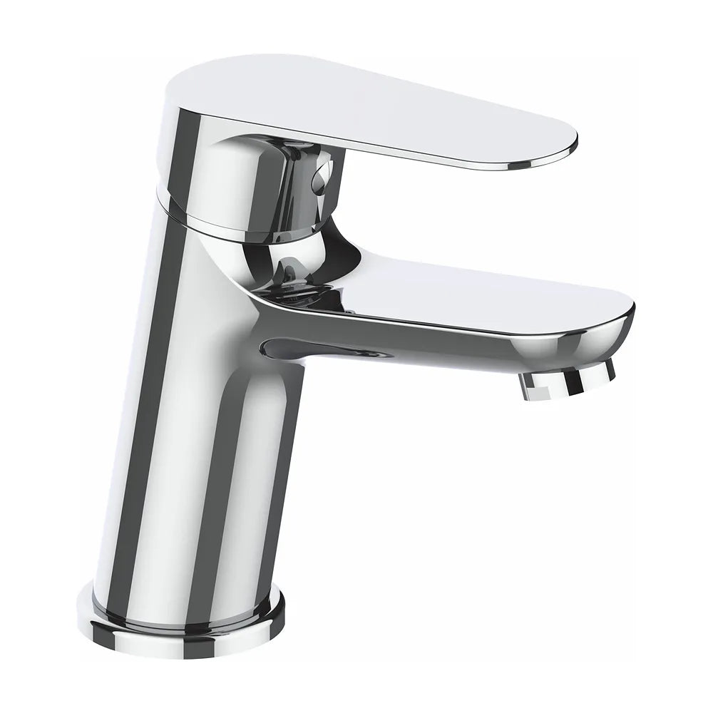 Grifo de lavabo monomando de diseño curvo en cromado Pisuerga de Valaz Valaz