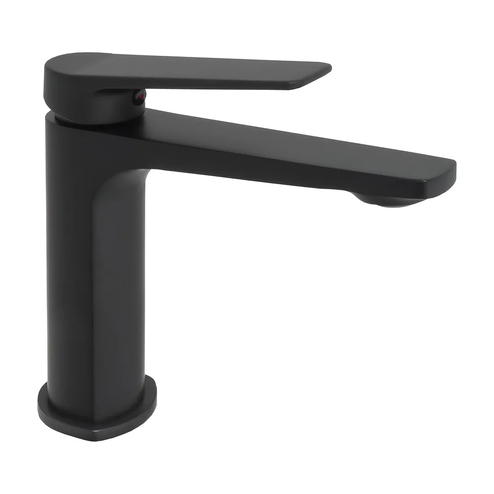 Grifo de lavabo monomando de perfil bajo en negro mate Valdivia de Valaz Valaz