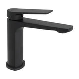 Rubinetto monocomando per lavabo a profilo basso in nero opaco Valdivia di Valaz