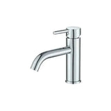 Rubinetto lavabo monocomando rotondo in ottone cromato Jabalón di Valaz