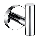Round bathroom hook chrome plated SUS304 stainless steel by Valaz