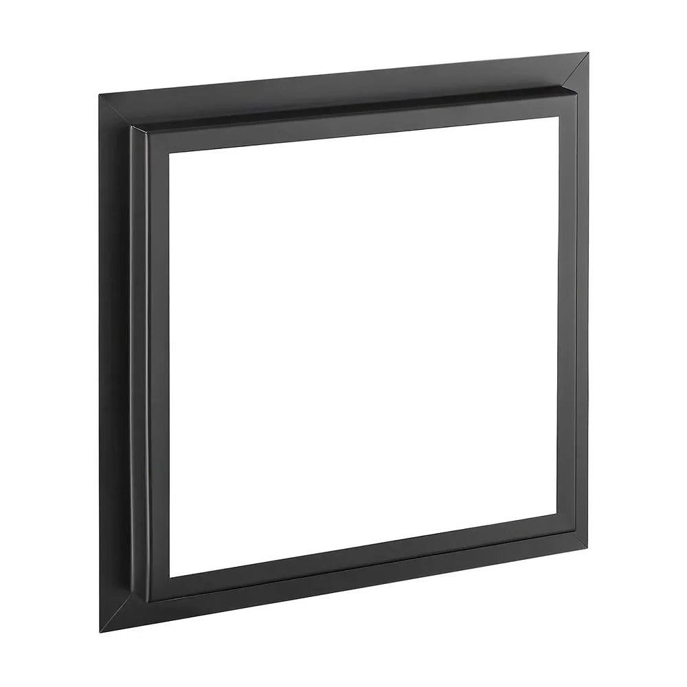 Vista principal de Premarco para rociador a techo negro mate 30 cm acero resistente compatible con rociadores a techo Valaz