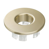 Brushed Gold Sink Overflow by Valaz