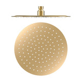 Rociador redondo 30 cm acero inoxidable oro mate con protección PVD de Valaz