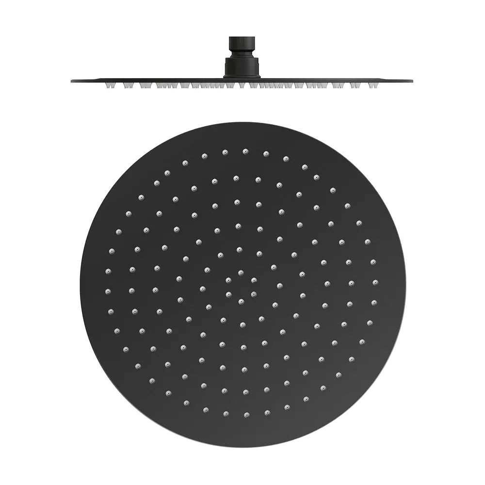 Rociador redondo 40cm acero inox negro mate de Valaz Valaz