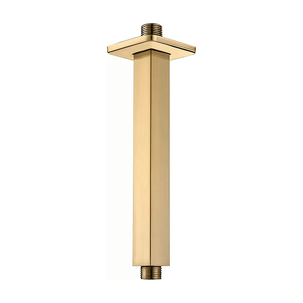 Soporte de techo cuadrado oro mate con protección PVD de Valaz Valaz
