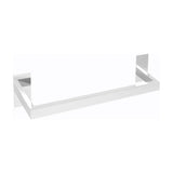 Adhesive towel rack no drill square 37 cm chrome for bathroom by Valaz
