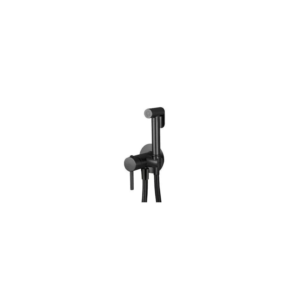 Grifo de bidet empotrado en latón y acero inoxidable en negro mate Guadiana de Valaz - Marca Valaz en MerkiMarket