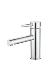 Grifo de lavabo monomando con caño recto en latón cromado Palancia de Valaz