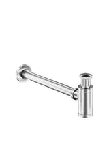 brass sink siphon brushed steel finish 12x36 cm Valaz