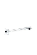 Brazo soporte para rociador de pared cuadrado de 1x35 cm en cromo de Valaz