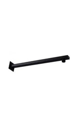 Square wall sprinkler support arm 1x35 cm matte black finish by Valaz