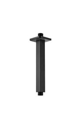 VALAZ support pour douche de plafond carré 2x20 cm en noir mat