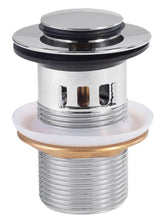 Válvula de desagüe con click clack para lavabo con rebosadero Complementos Tres