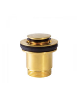 Válvula de desagüe para lavabo con opción apertura permanente acabado oro mate Click Clack Simple Rapid Tres