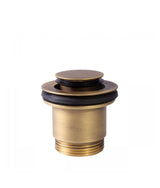 Válvula de desagüe para lavabo latón envejecido mate TRES