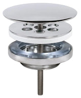 Válvula de desagüe para lavabo sin rebosadero siempre abierta Complementos Tres