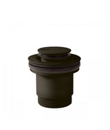Válvula de desagüe para lavamanos de fácil instalación con acabado negro bronce Complementos Tres