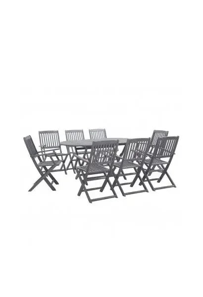 vidaxl_278924_juego_de_comedor_plegable_para_jardín_de_9_piezas_de_madera_de_acacia_acabado_color_gris_0