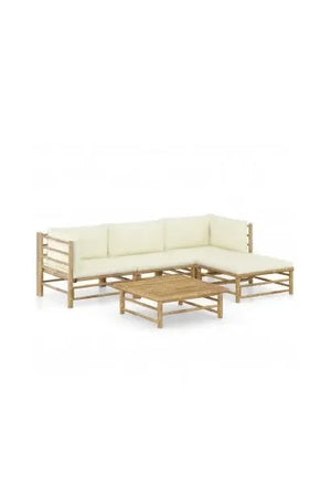 vidaxl_3058193_juego_de_sofás_con_mesita_de_jardín_en_bambú_de_5_piezas_madera_y_blanco_crema_0