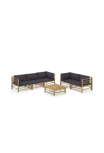 vidaxl_3058210_conjunto_de_muebles_para_el_jardín_de_6_piezas_fabricado_en_bambú_con_cojines_en_color_gris_oscuro_0