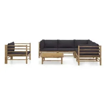 vidaxl_3058216_set_de_muebles_para_el_jardín_de_7_piezas_fabricado_en_bambú_con_cojines_de_color_gris_oscuro_1